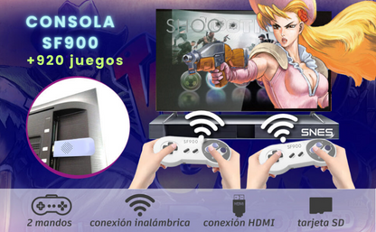 Consola SuperTendo (+920 juegos) + 2 Mandos