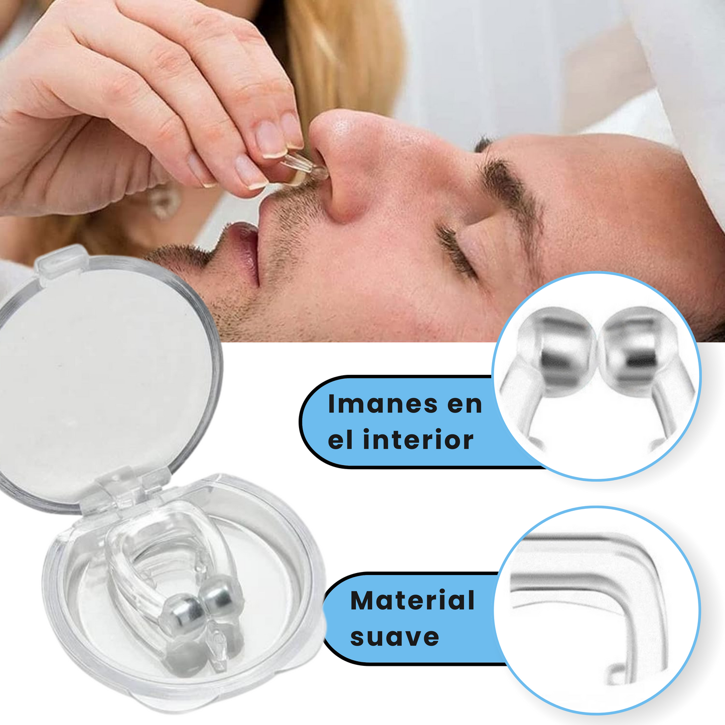 Clip Nasal Anti-Ronquido NoSnore™
